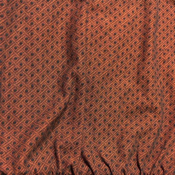 Elegant Black and Brown Long Sleeve Dress - Picture 5 of 6